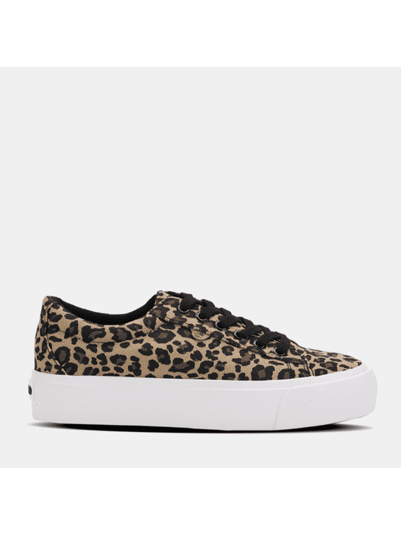 Women's Amelie Platform Casual Shoes Cheetah 8 M US