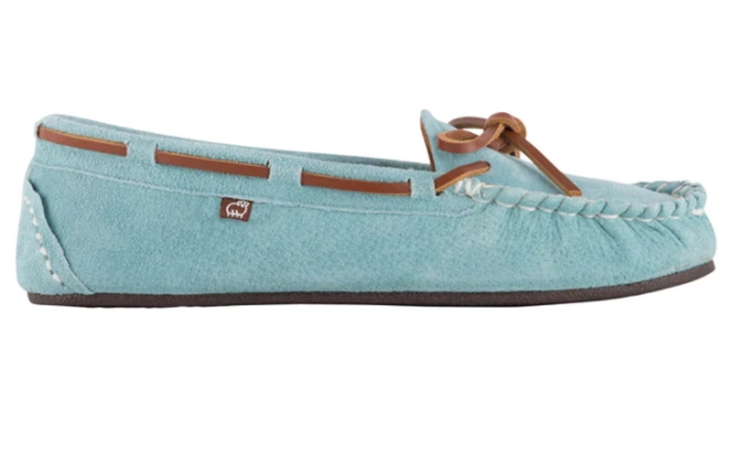 Lamo Women s Sabrina Moccasin II Mint Size 9 Memory Foam Slipper