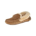 thumbnail image 1 of Lamo Womens Ausie Moc Suede Fleece Lined Loafer Slippers, 1 of 5