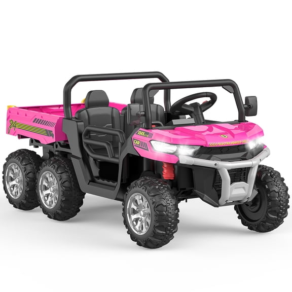 LamoreHome 24 V Dump Truck Powered Ride-On Toy with Remote Control and EVA Tires
