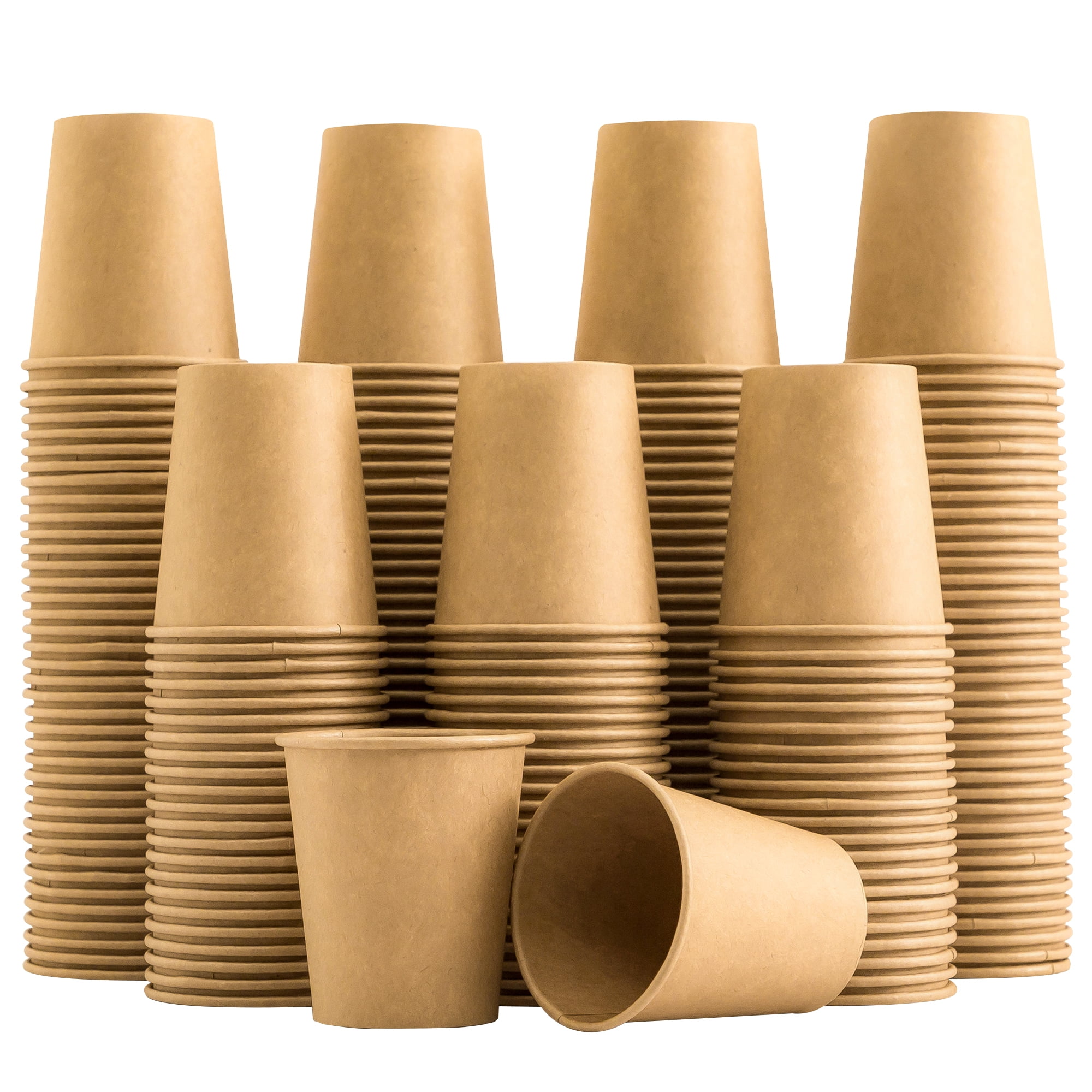 Lamosi 3 oz 300 Pack Paper Cups Bathroom Cups Disposable Mouthwash Cups Small Cups, Kraft