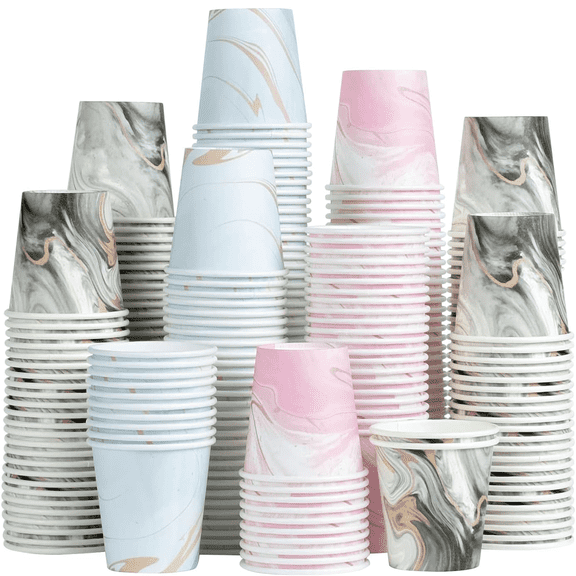 Lamosi Disposable Everyday Paper Cups Small Cups, 3 oz, 300 Count