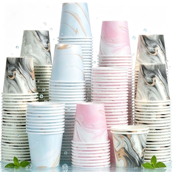 Lamosi Disposable Mouthwash Cups Small Cups, 3 oz, 300 Count