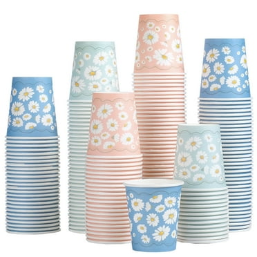 Lamosi Disposable Paper Cups , 5 oz, 300 Count, Multicolor