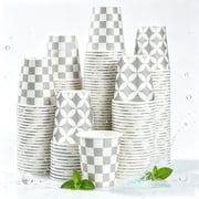 Lamosi Disposable Paper Cups Gray Small 5 oz Cups, 300 Count
