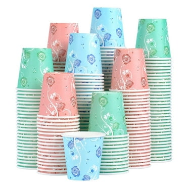 Lamosi Disposable Paper Cups Small Cups, 3 oz, 300 Count