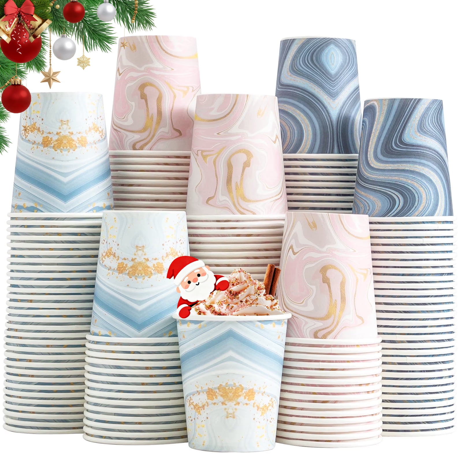 Lamosi Paper Cups Disposable Cups Everyday Small Cups, 3 oz, 300 Count