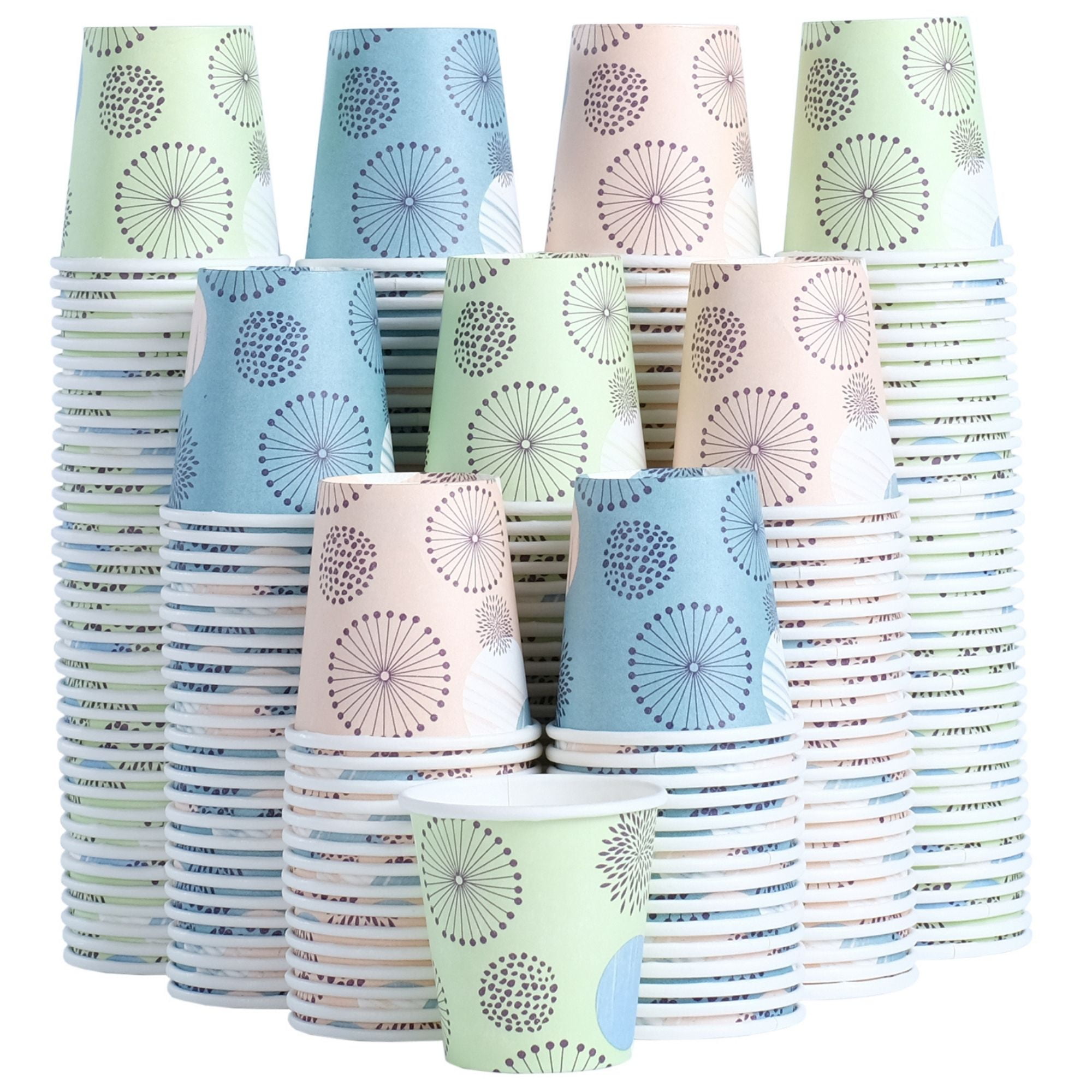 Lamosi Disposable Paper Cups for Hot/Cold Drink,3 