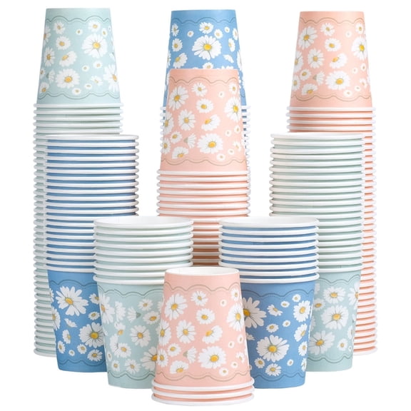 Lamosi Small Paper Cups Disposable Cups 3 oz 300 Count