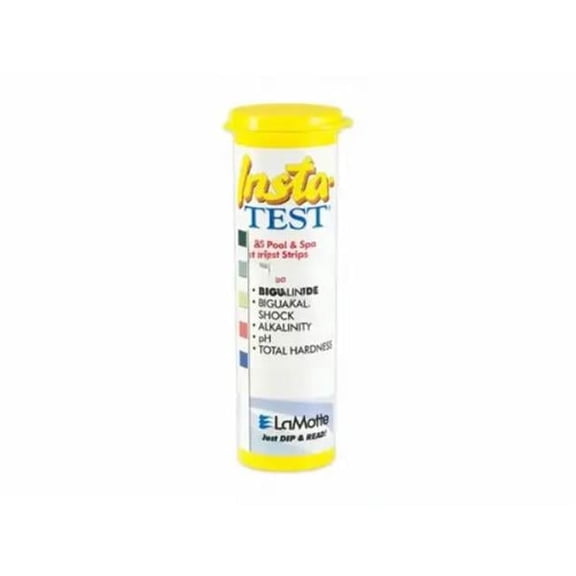 Lamotte 294112 Biguanide Alkalinity, pH Total Hardness Testing Insta Test Strip - 25 per Bottle