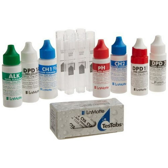 Lamotte Color-Q Pro 7 Pool Chemicals Tester Drops, Test Reagent Refill ...