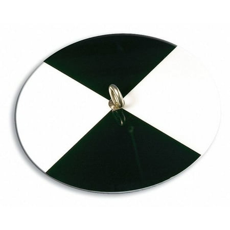 Lamotte Secchi Disk,7.87 in Dia,Black/White,HDPE 0171