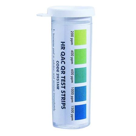 Lamotte Test Strip,QAC,200 to 1500 PPM,PK50 2951HR