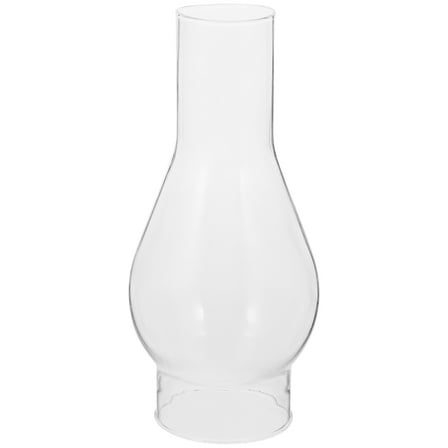 Lamp 3 Inch by 6 Inch Clear Glass Oil Lamp Chimney for Vintage and Restoration of Antique Oil and Kerosene Lamps