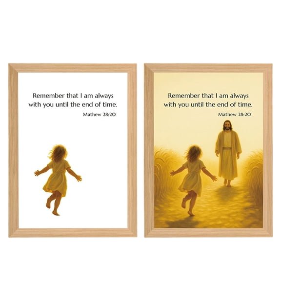 Lamp 4D LED Night Light Christ Light Painting Picture Light Up Illuminated Lamp for Livingroom Bedroom