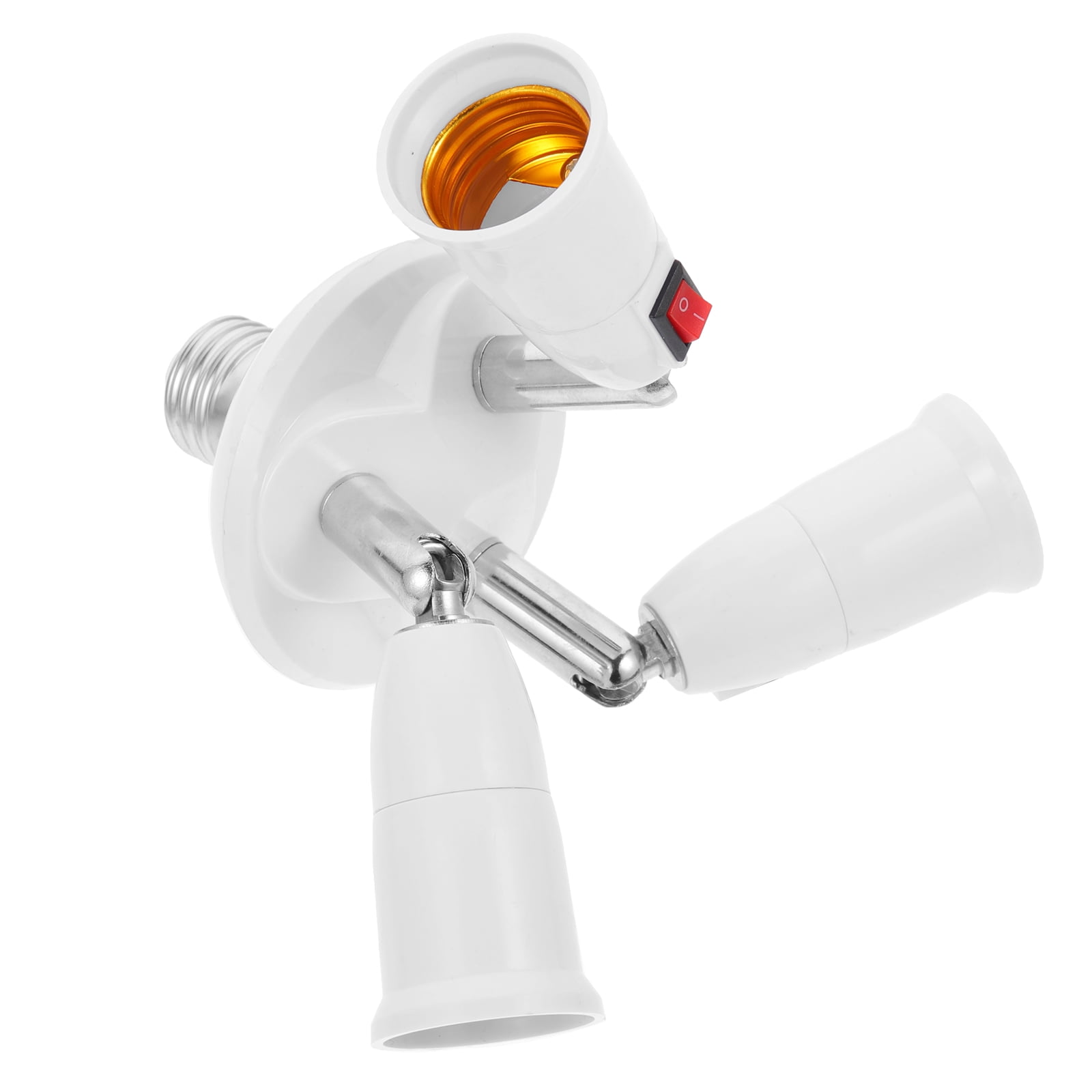 Lamp Adapter Light Bulb Changer Socket E27 Holder Extender Splitter for