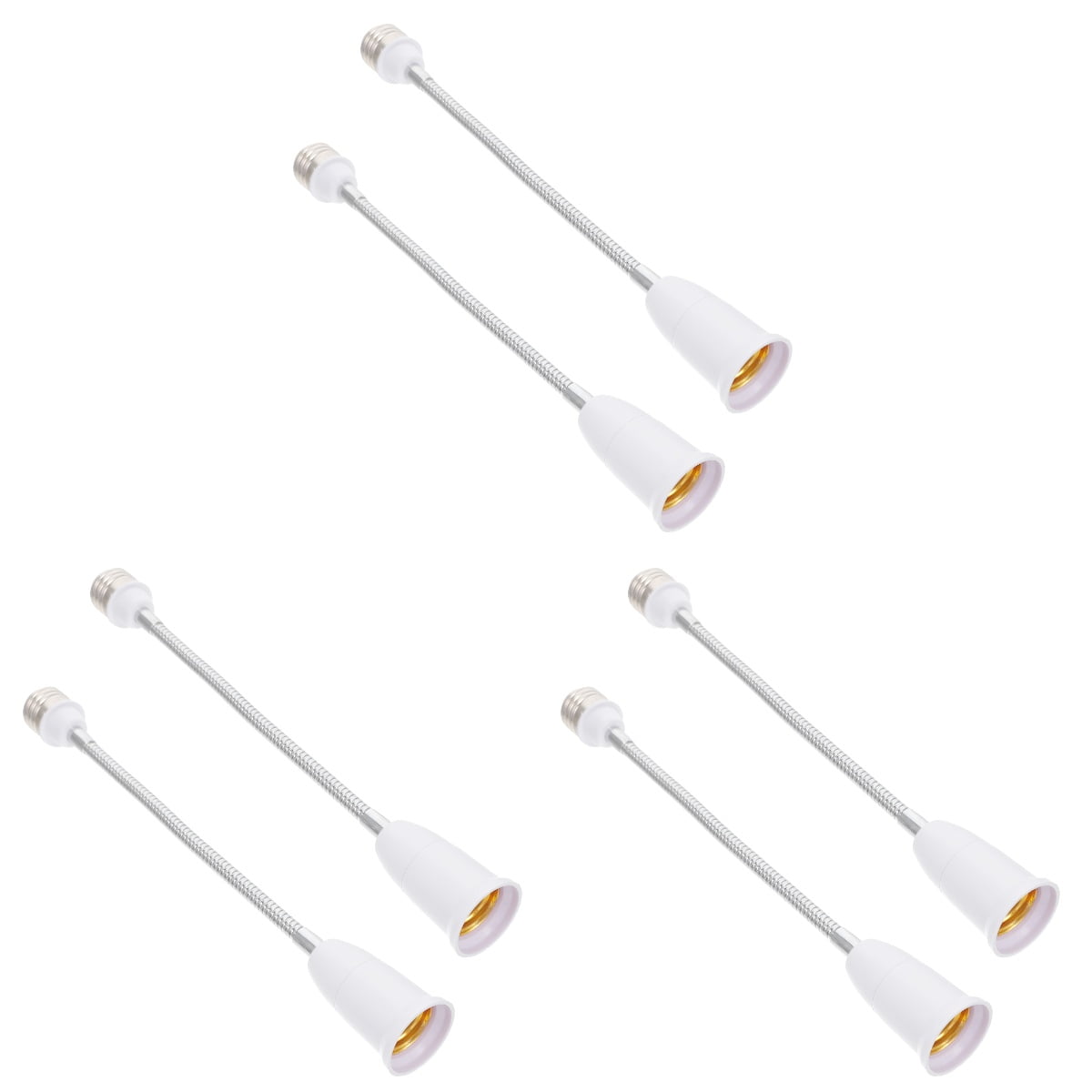 Lamp Adapter Socket Extenders for Light Fixtures LED Accessories 6 Pcs