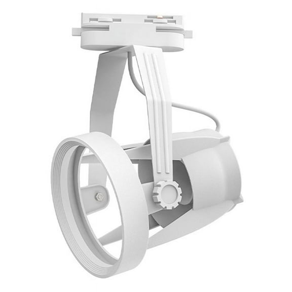 Lamp Bases Track Light Bracket Adjustable E27 PAR30 Spotlight for Commercial and Home Use White