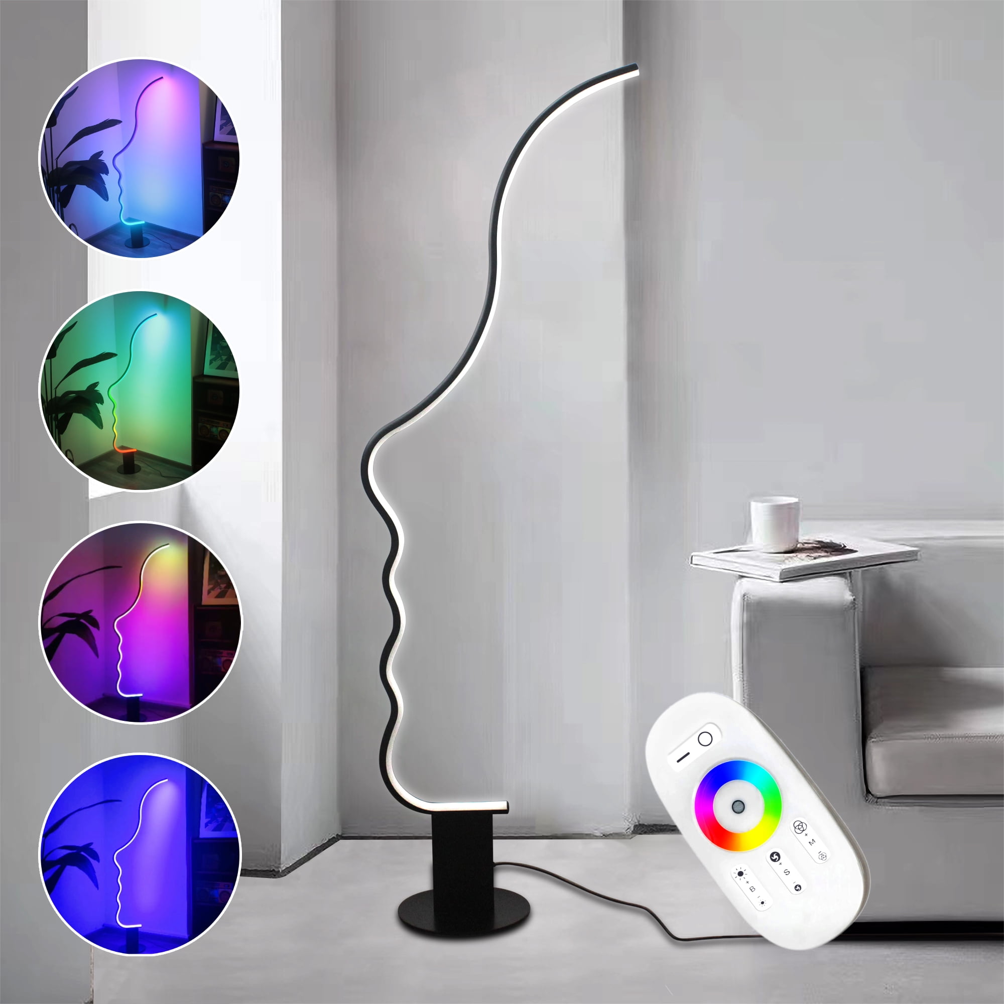 EP LIGHT 55 RGB Corner LED Floor Lamp Ambient Lighting