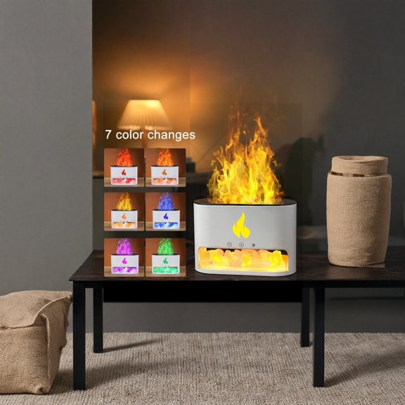 Lamp Flame Aroma Diffuser USB Humidifier