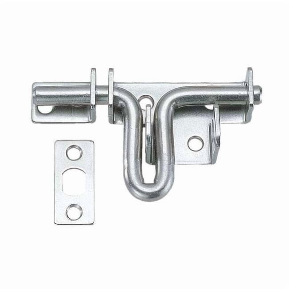 Lamp Gate Latch,1-37/64 In. W,Silver SSG-65