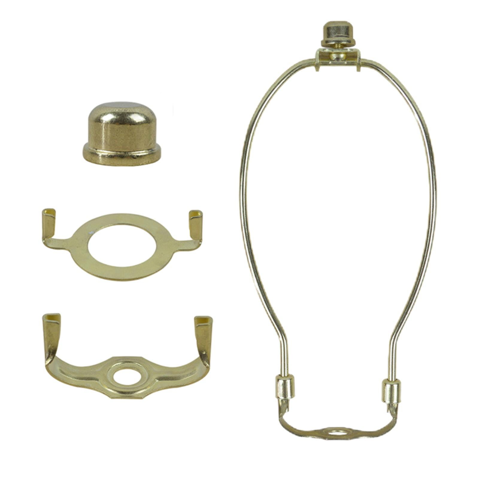 Lamp Harp Lamp Shade Holder includes Harp, Saddle and Ball Finial