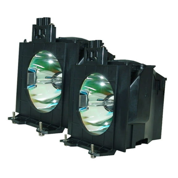 Jaspertronics Lamp & Housing for The Panasonic PT-D5600U Projector with Original Phoenix Bulb Inside 1 Year Warranty 2 Unit per pack