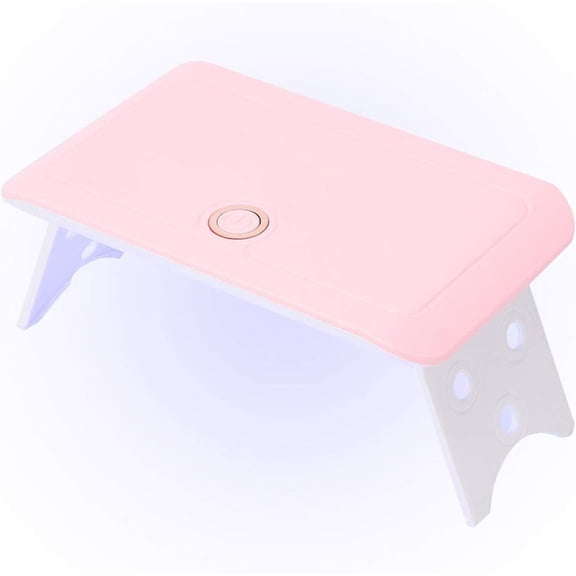 Lamp Nail Dryer 24W Lamp for Nails Manicure Machine Mini Portable Nail Lamp Gel Nail Polish Gel Varnish(pink)
