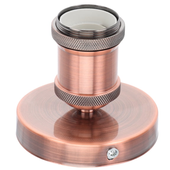 STRANDCHIC Brown Ceramic Pendant Light Holder Retro Style Socket for Home Lighting Fixtures