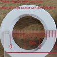 thumbnail image 2 of NUOBESTY 2pcs Lamp Shade Collar Rings For Light Fixtures Easy Install 2 of 13