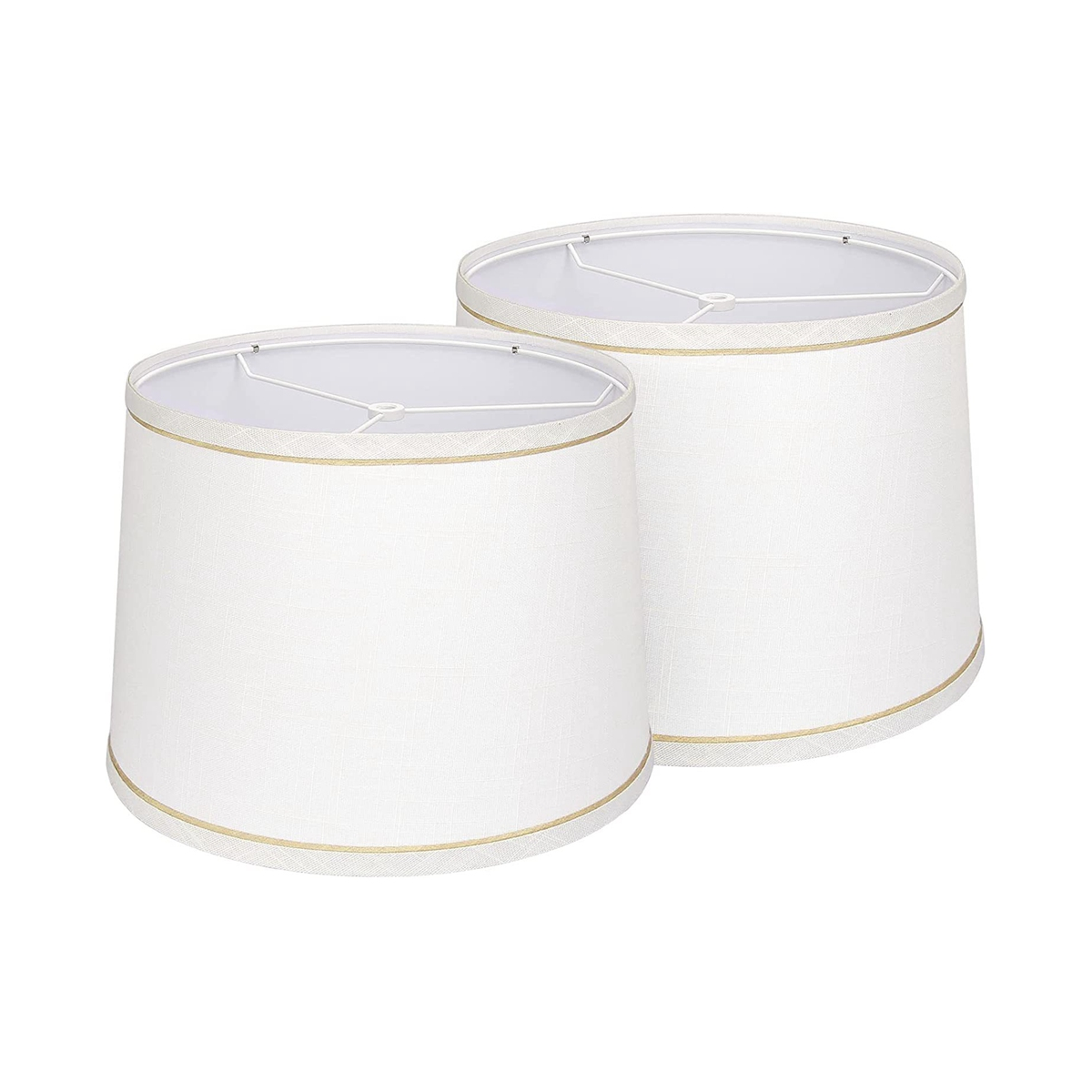 Lamp Shades Natural Linen Lampshades 12.6x11.6x9.8Inch High Replacement