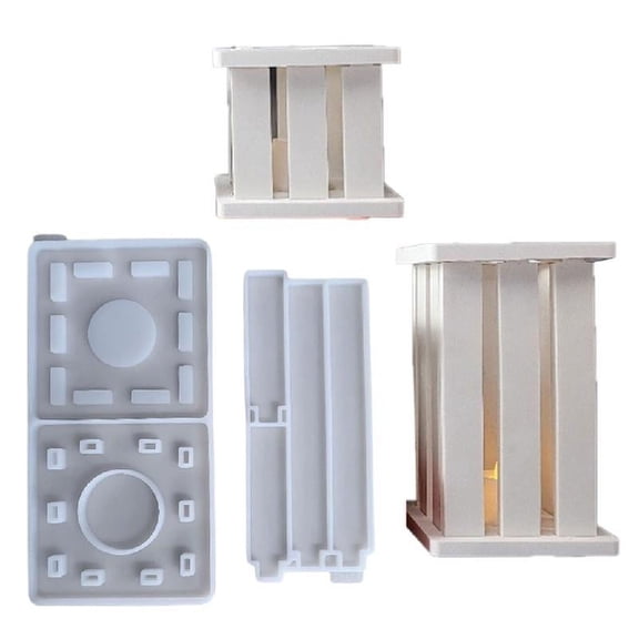 Lamp Shape Candle Holder Molds for Making Candlesticks Tealight Holder