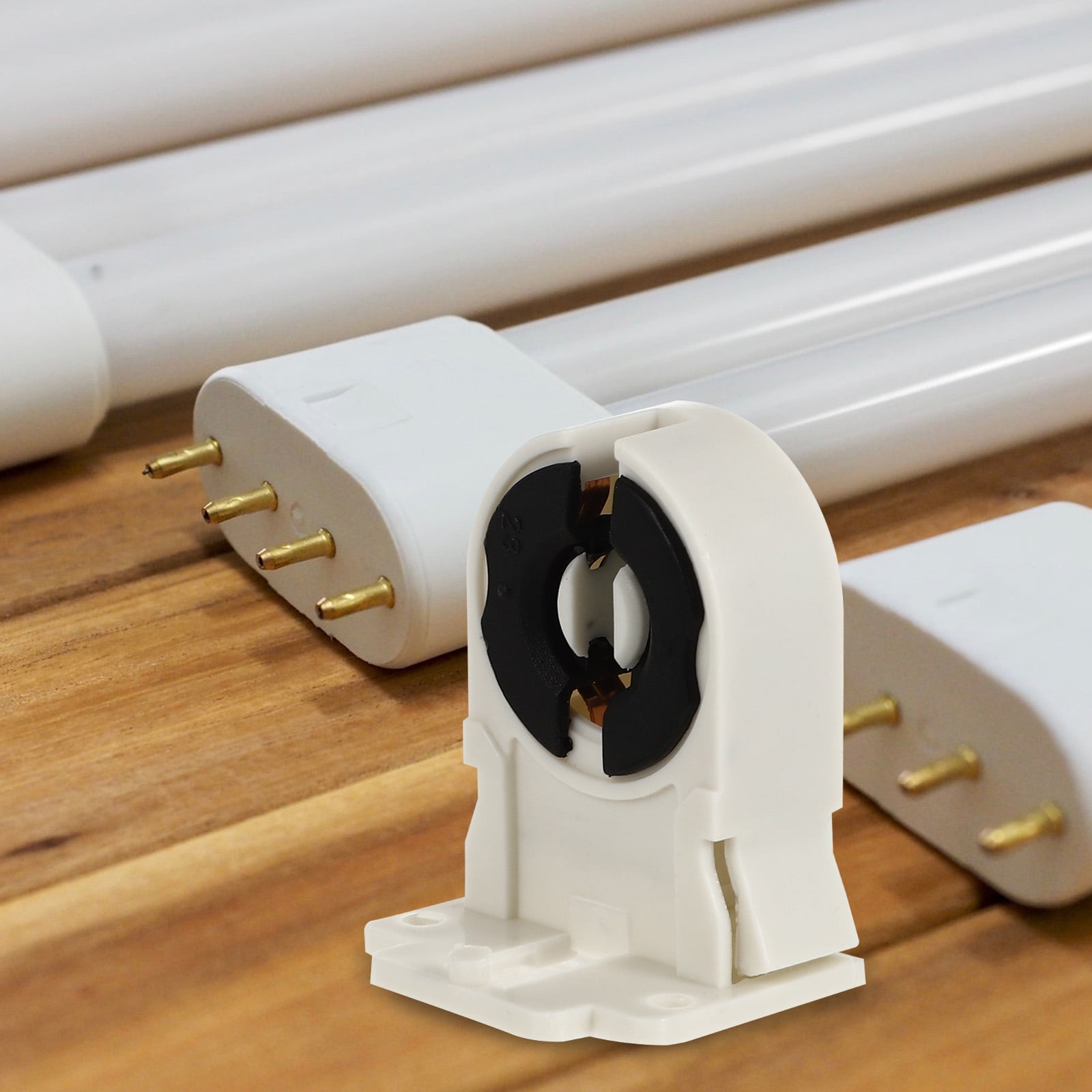 Lamp Socket Fluorescent Holder Light Tube Tombstone Shunted Non G13