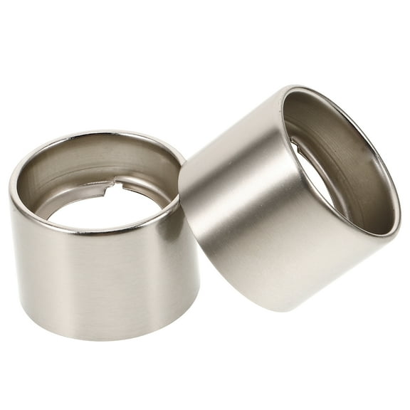 2pcs Metal Lamp Shade Collar Rings Light Socket Shade Ring Ceramic Porcelain Socket Rings for Medium Base E26 E27