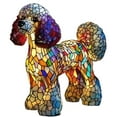 thumbnail image 1 of Lamp Stained Retro Dogs Stained Resin Tabletop Night Light 3D Cute Pet LED Table Light For Pet Lovers, 1 of 8