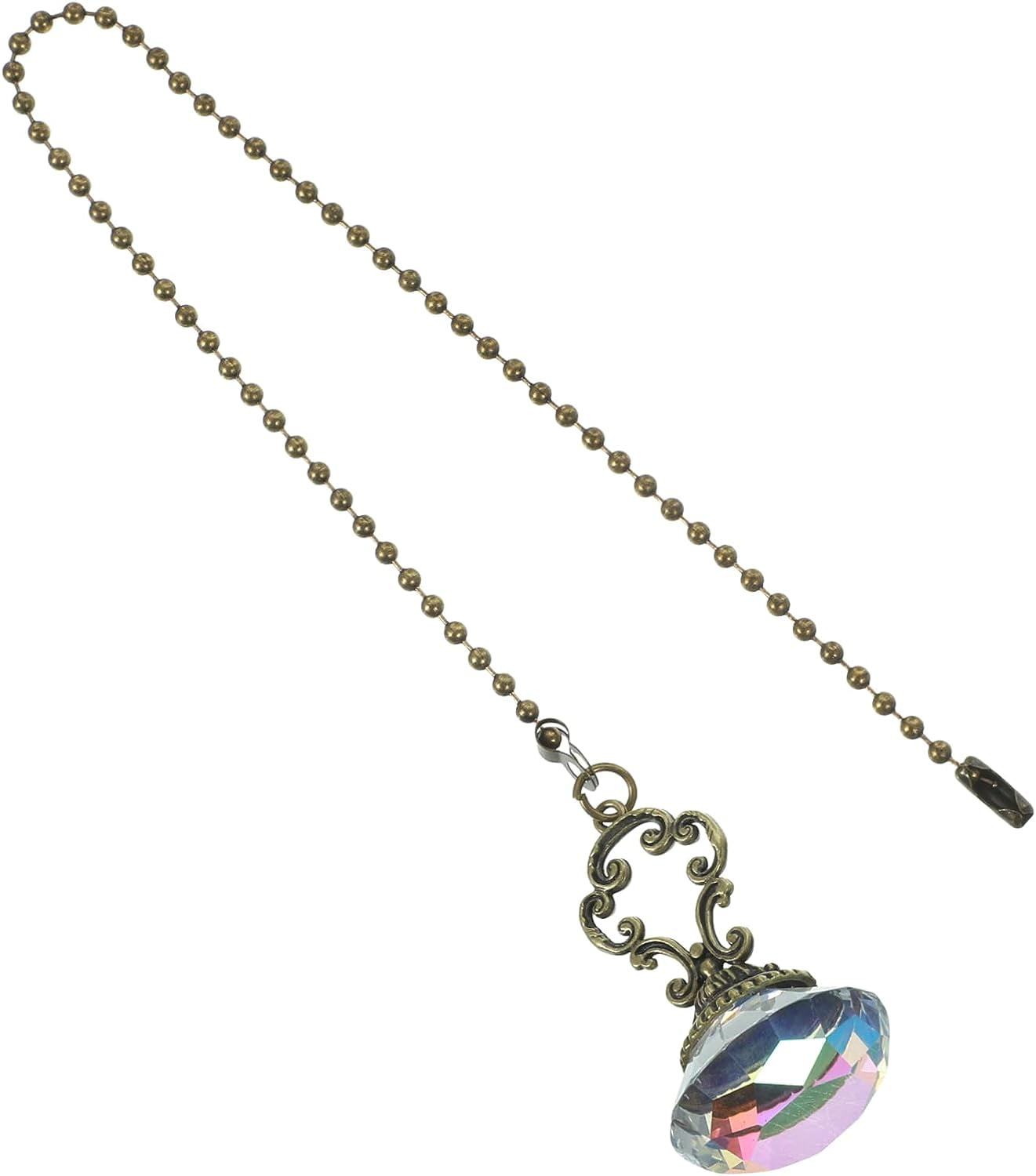 Lamp Switch Pull Cord Ceiling Light Fixture Crystal Ceiling Fan Crystal