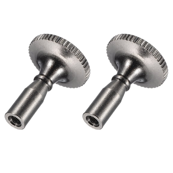 Lamp Turn Knobs On/Off 2 Pcs - Lamp Twist Switch Socket Key for Fans Fixtures Floor Table Metal Lamp Socket Twist Knob Replacement, Pearl Black