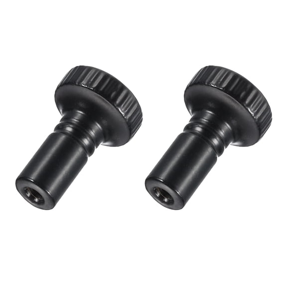 Lamp Turn Knobs On/Off 2 Pcs - Lamp Twist Switches Socket Key for Fans Fixtures Floor Table Metal Lamp Socket Twist Knob Replacement, Black