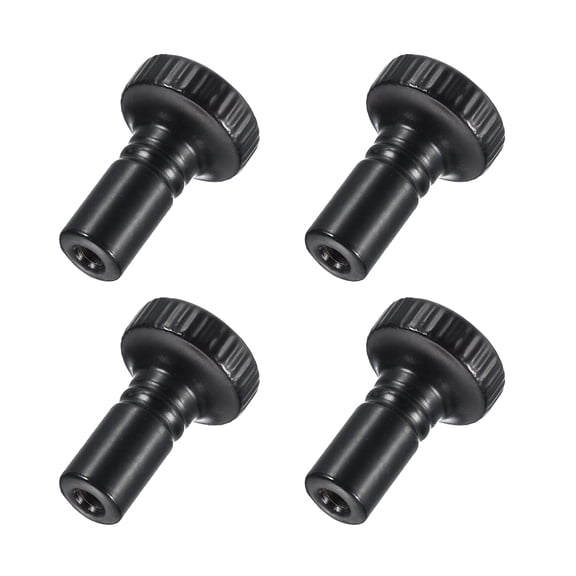 Lamp Turn Knobs On/Off 4 Pcs - Lamp Twist Switch Socket Key for Fans Fixtures Floor Table Metal Lamp Socket Twist Knob Replacement, Black