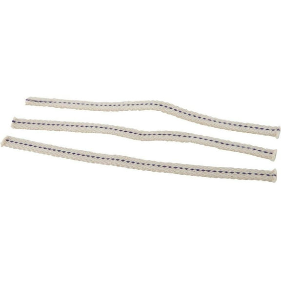 Cans Unlimited Lamp Wick Lampwick - Cotton - 8 in Length, Multicolor