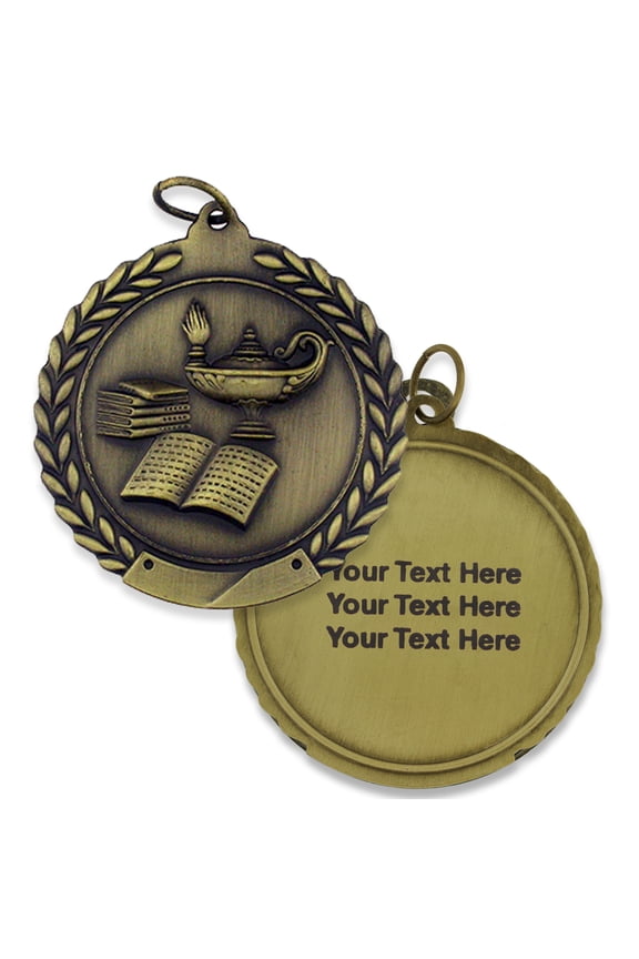 Lamp of Knowledge Award Single and Bulk Medals