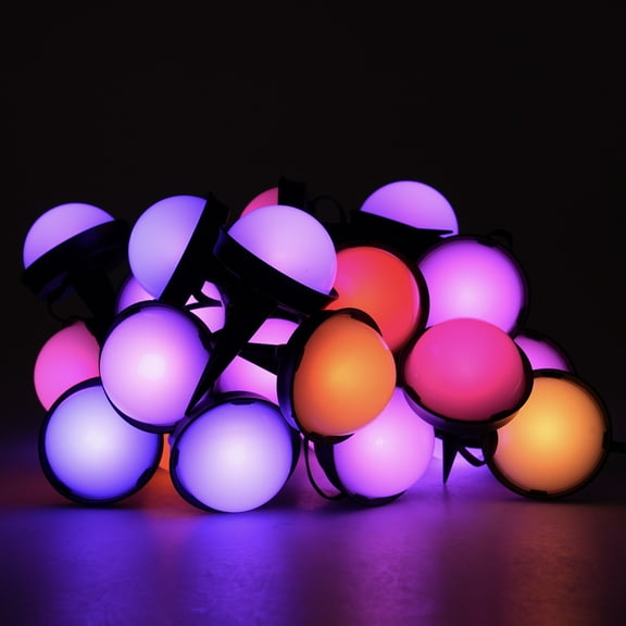Lamp string,Patio Lawn Color App Pathway Waterproof Decor 25 Pathway Lamp App Remote Solar 25 Remote Patio Landscape Color