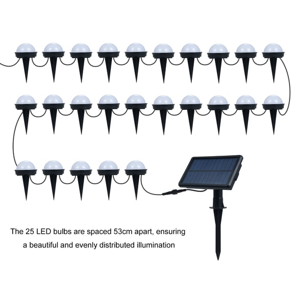 Lamp string,Remote Patio Lawn Landscape Color App Pathway Waterproof Landscape Solar 25 Pathway Patio Lawn Decor Solar 25 Color App Remote Waterproof Landscape Color