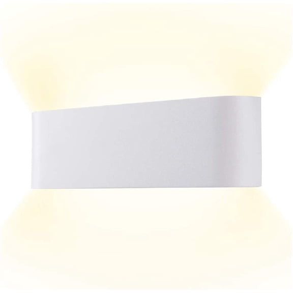 Lampe murale d'intrieur, 12W, style moderne, couleur blanc chaud, parfaite pour la chambre, la salle de bain, le salon, un miroir, une armoire ou un escalier