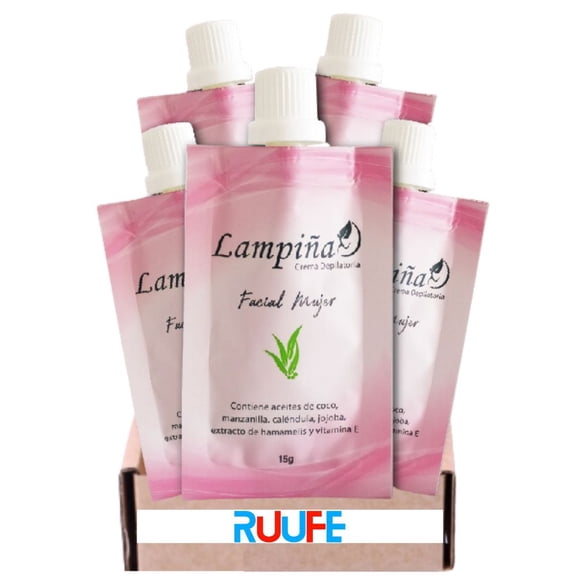Lampia crema depilatoria (6 Pack) 15 gr each lampia crema facial depilatoria lampia crema depilatoria suaviza e hidrata lampia mujer Lampia