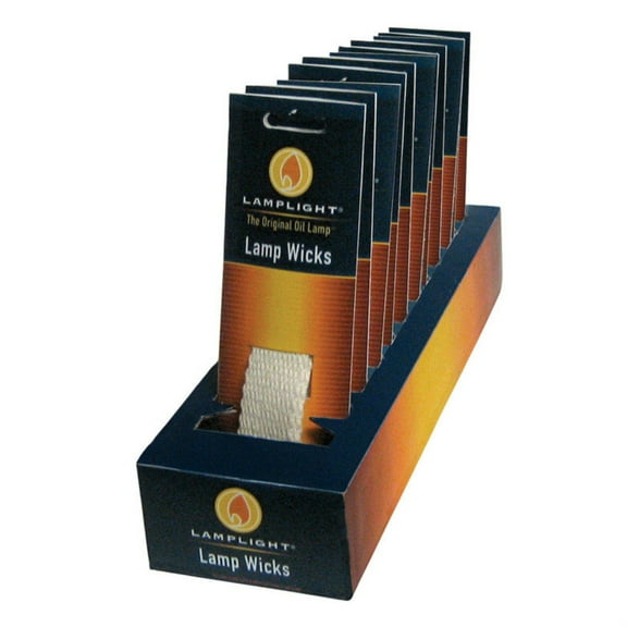 Hooper 3/4 in. x 8 in. L Flat Wick Shape Cotton Lamp Wick 3 pk