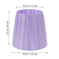Lampshade *1 Fabric Pleated Lampshades for Industrial Fixtures: Hotel Chandeliers Wall Sconces and Pendant Lights