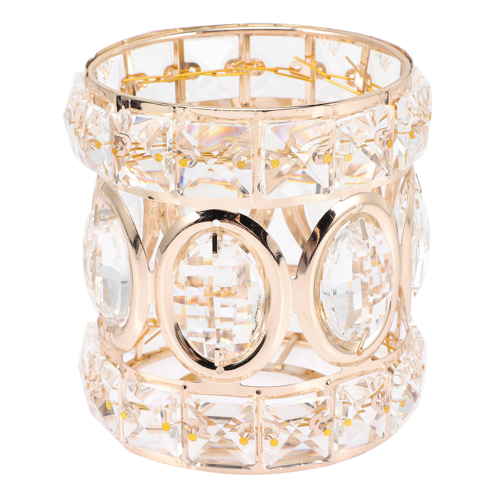 Lampshade Ceiling Light Accessory Crystal Fixture Gold Pendant