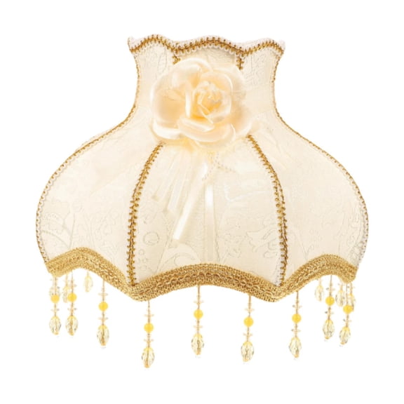 Lampshade Fabric Tassel Decorative Fringe Vintage Cloth Material for Office Reading Room Living Room