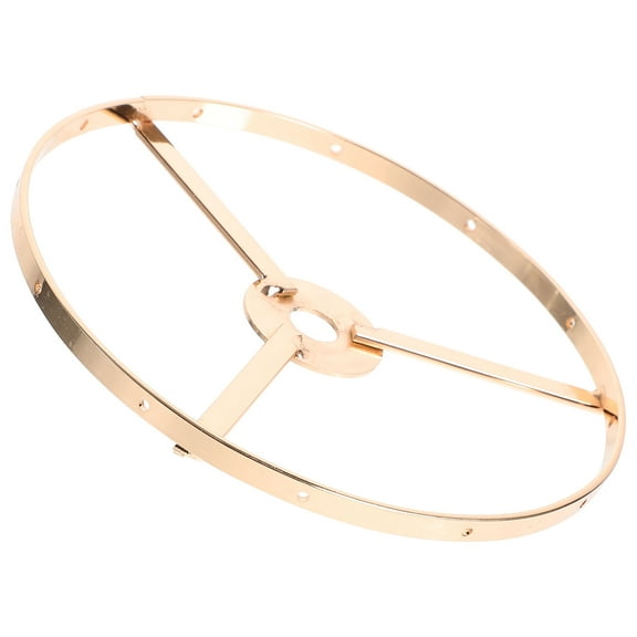 Lampshade Holder Chandelier Frame Ceiling Light Pendant Lights Rings Golden